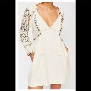 Free People embroidered Tunic Dress